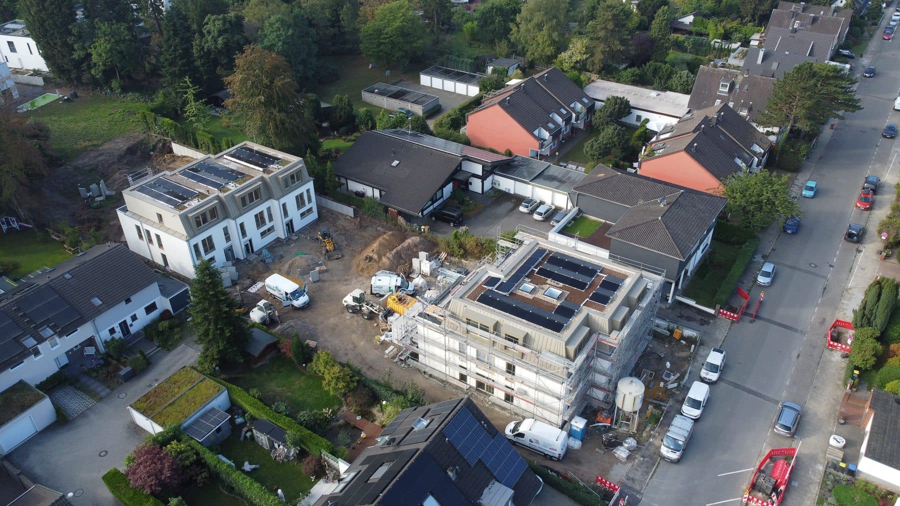 Luftbild der Projektentwicklung in Essen-Bredeney
