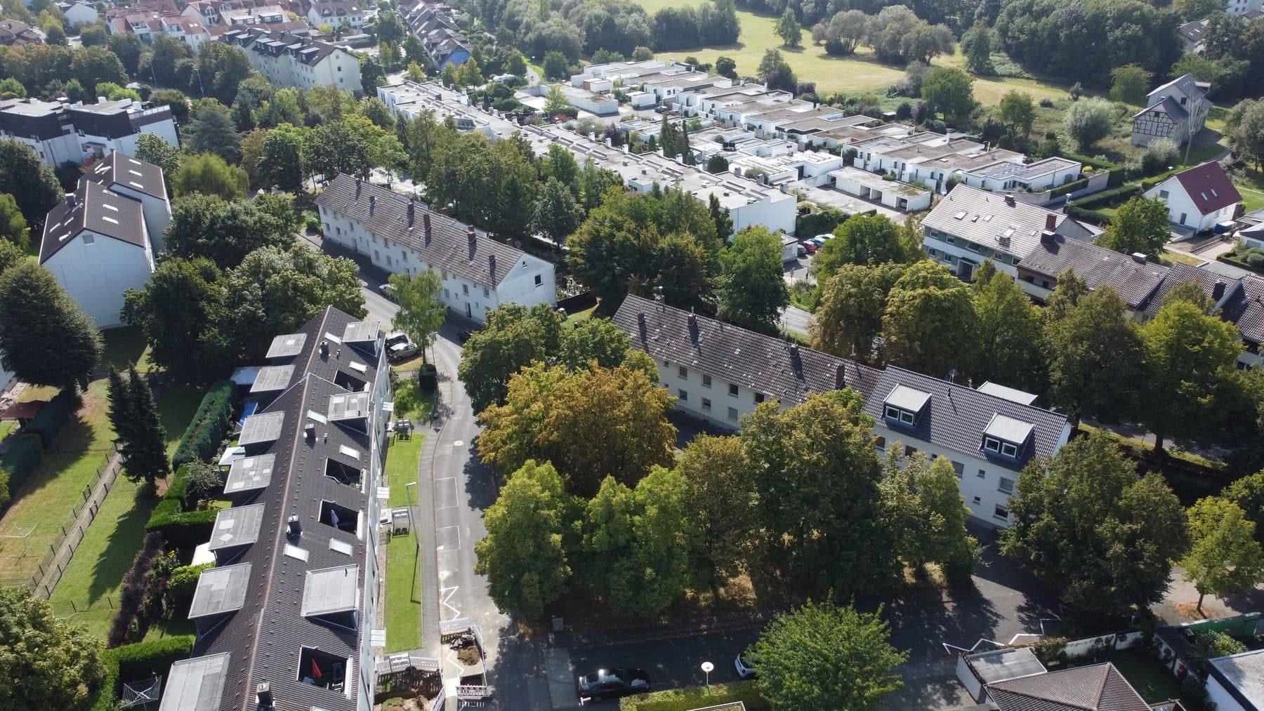 Luftbild der Wohnanlage in Meckenheim-Merl